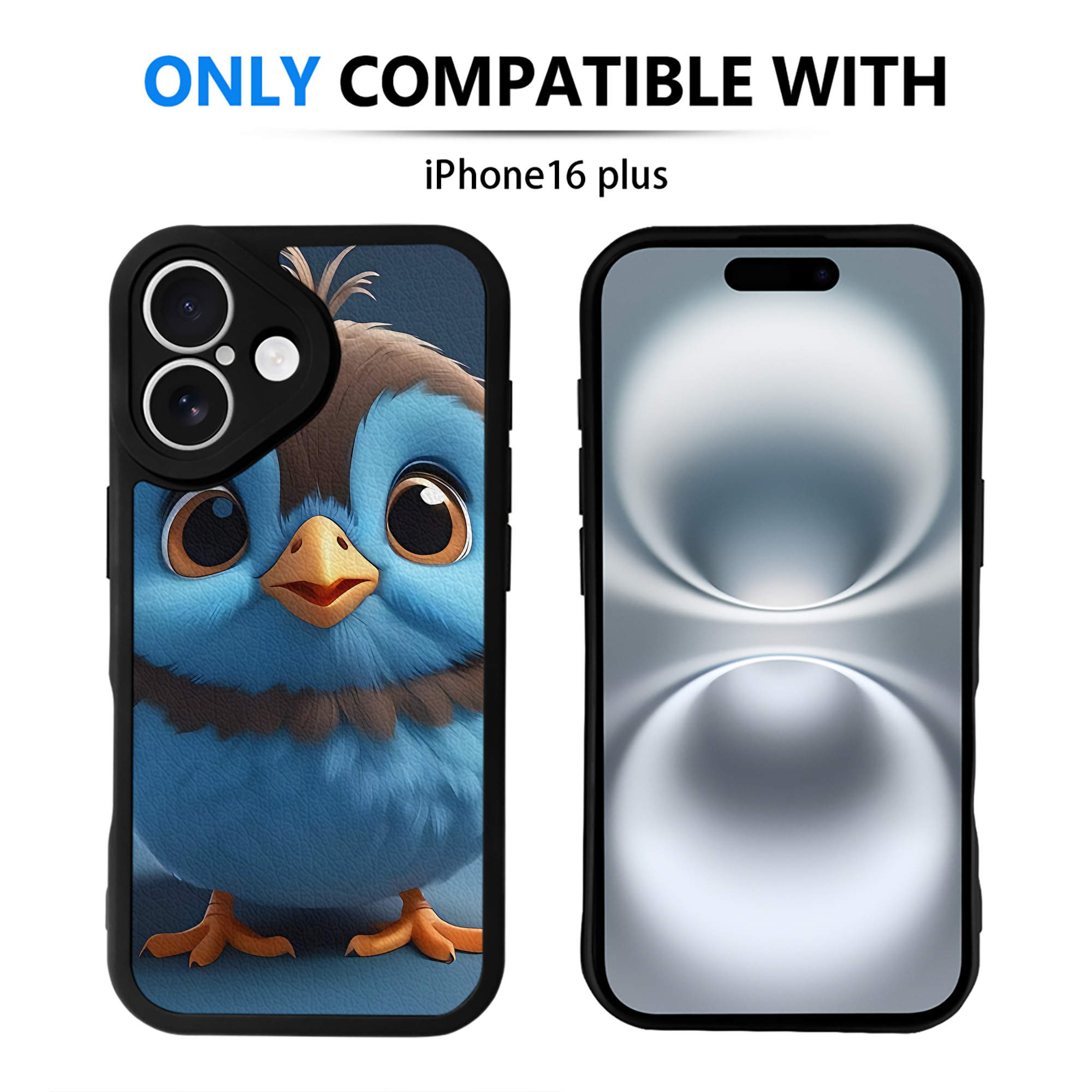 （画像用） Angry Birds アングリーバード 【iPhone 16シリーズ対応】シリコンスマホケース（レザー調） 材質：シリコン